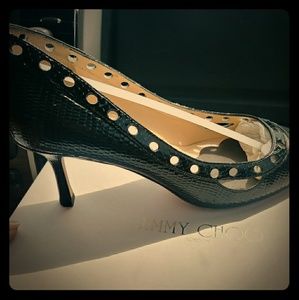Jimmy choo lizard heels